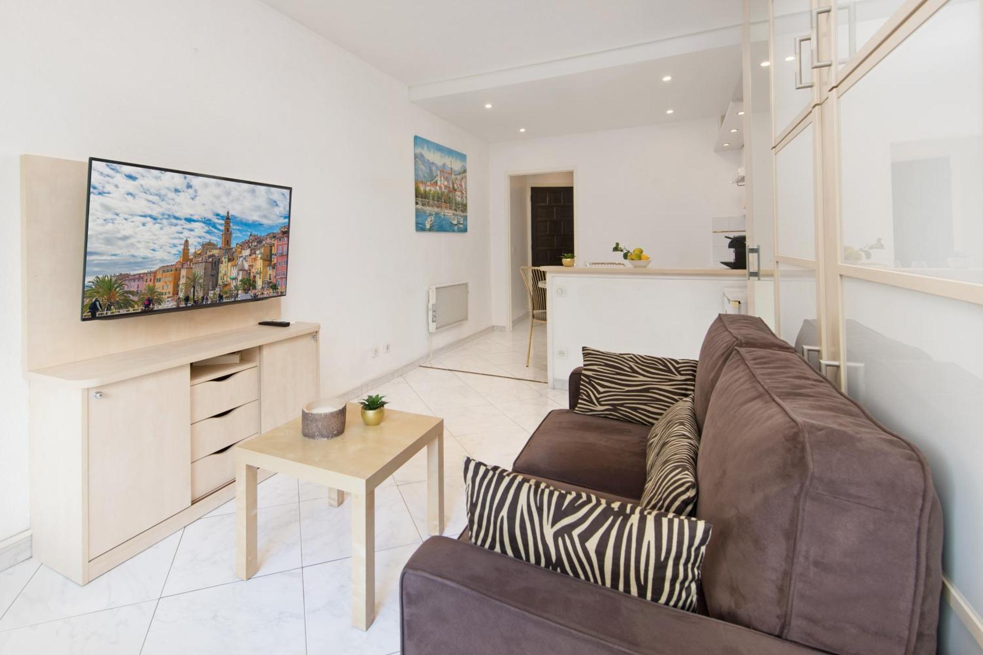 Cosy Studio - Residence Front De Mer - Menton Exterior photo
